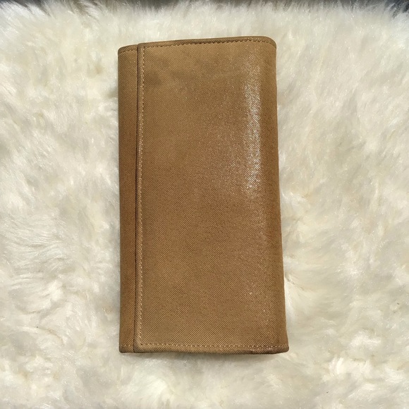 NWT Due Fratelli Genunie Leather Long Tri-fold Wallet Clutch Made in Canada - Picture 7 of 14